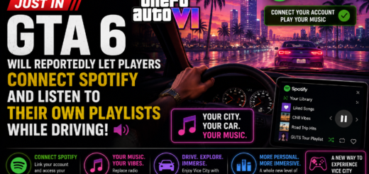 GTA 6 Could Let Players Connect Spotify And Play Their Own Music While Driving