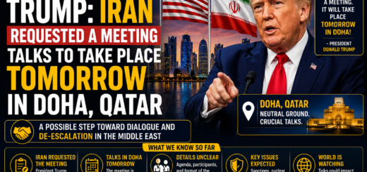 Trump Says Iran Requested Meeting In Doha As Diplomatic Efforts Continue