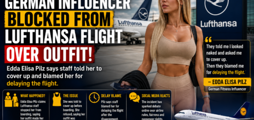 German Fitness Influencer Says Lufthansa Barred Her From Flight Over Outfit