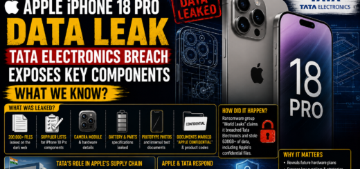Apple iPhone 18 Pro Data Leak: Tata Electronics Breach Exposes Key Components — What We Know