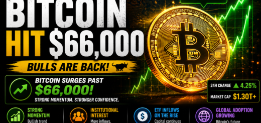 Bitcoin Hits $66,000 as Crypto Market Regains Momentum