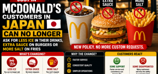 McDonald's Japan Ends Popular Customization Requests For Drinks And Meals