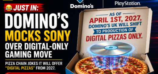 Domino's Mocks Sony's Digital-Only Gaming Move With Viral 'Digital Pizza' Joke