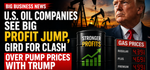 U.S. Oil Companies Post Stronger Profits, Brace For Potential Clash With Trump Over Fuel Prices
