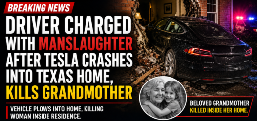 Driver Charged With Manslaughter After Tesla Crashes Into Texas Home, Killing Grandmother