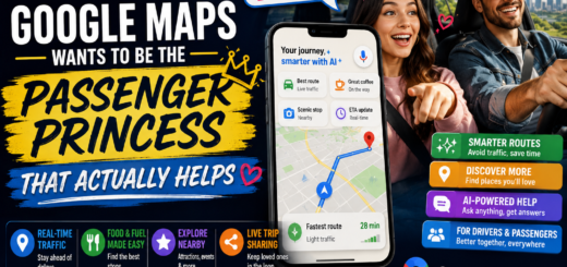 Google Maps Wants To Be The 'Passenger Princess' That Actually Helps