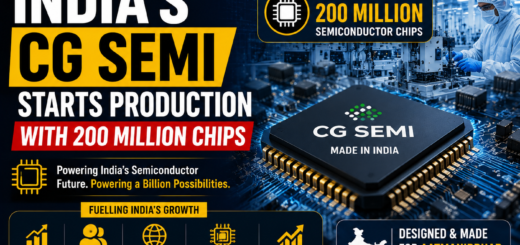 India's CG Semi Begins Production, Targets 200 Million Semiconductor Chips