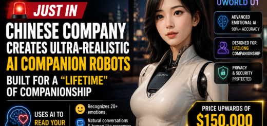 Chinese Company Unveils Ultra-Realistic AI Companion Robots That Can Read Human Emotions