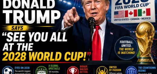 Donald Trump Signs Off With: "See You All at the 2028 World Cup!"