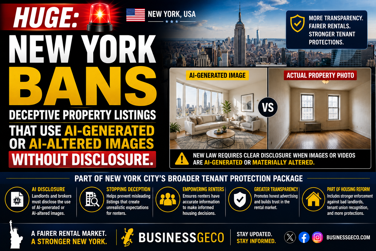 HUGE New York Requires Disclosure of AI-Generated and AI-Altered Images in Property Listings