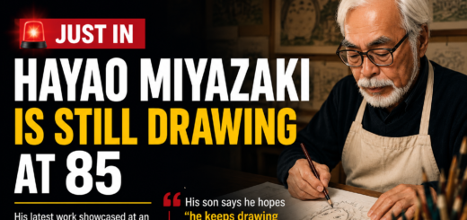 Hayao Miyazaki Is Still Drawing at 85, and His Son Hopes He Never Stops