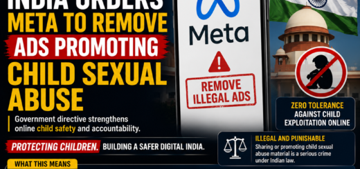 India Orders Meta To Remove Ads Promoting Child Sexual Abuse