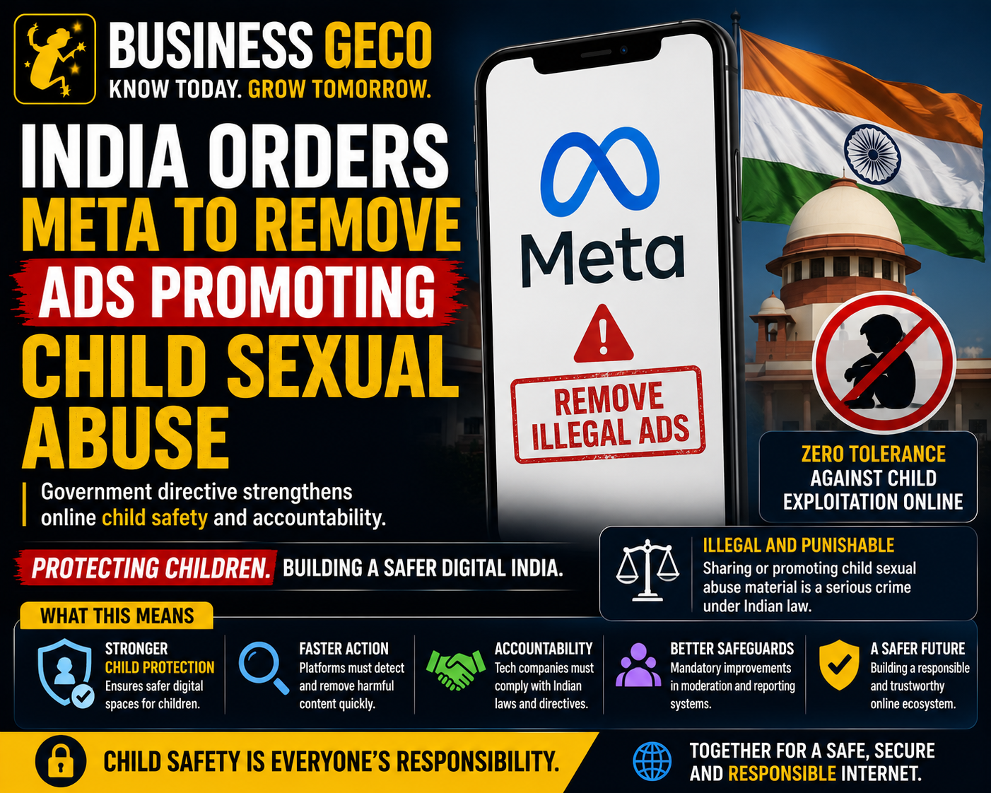India Orders Meta To Remove Ads Promoting Child Sexual Abuse