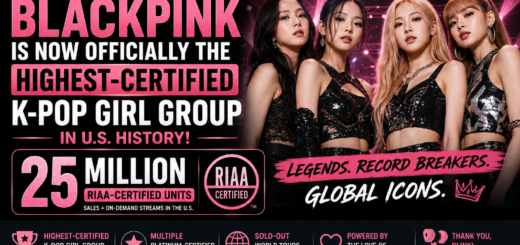 JUST IN BLACKPINK Becomes the Highest-Certified K-pop Girl Group in U.S. History