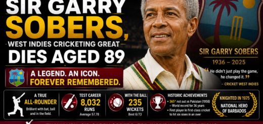 JUST IN Sir Garry Sobers, West Indies Cricketing Great, Dies Aged 89