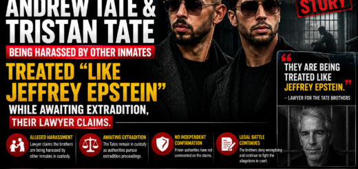 Lawyer Claims Andrew and Tristan Tate Are Being Harassed by Other Inmates While Awaiting Extradition
