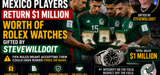Mexico Players Return $1 Million In Rolex Watches Gifted By SteveWillDoIt Over FIFA Rules