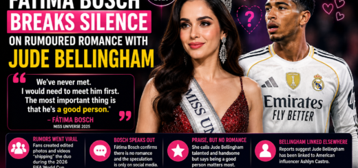 Miss Universe Fátima Bosch Breaks Silence on Rumored Romance With Jude Bellingham