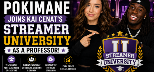 Pokimane Joins Kai Cenat's Streamer University As A Professor