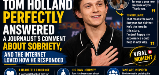 Tom Holland’s Thoughtful Response to a Journalist’s Sobriety Story Wins Over the Internet