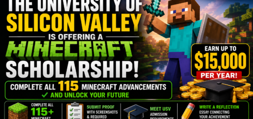 University of Silicon Valley Offers $15,000 Scholarship for Completing Every Minecraft Advancement