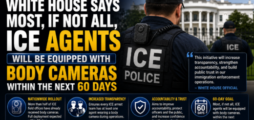 White House Says Most, If Not All, ICE Agents Will Be Equipped With Body Cameras Within 60 Days