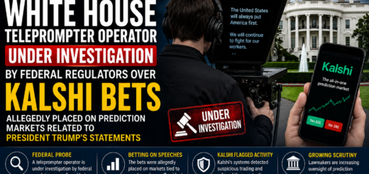 White House Teleprompter Operator Reportedly Under Federal Investigation Over Kalshi Bets