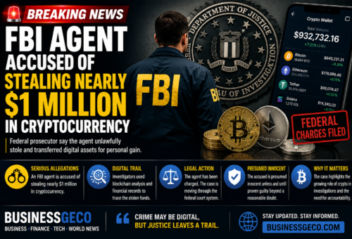 FBI Agent Accused of Stealing Nearly $1 Million in Cryptocurrency