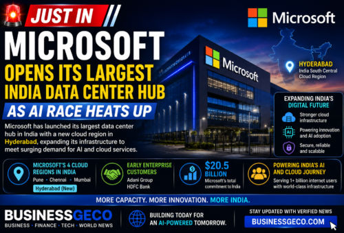 Microsoft Opens Its Largest India Data Center Hub as AI Race Heats Up