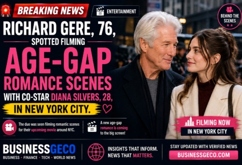 Richard Gere and Diana Silvers Spotted Filming New Romance Movie in New York City